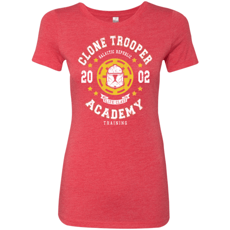 T-Shirts Vintage Red / Small Clone Trooper Academy 02 Women's Triblend T-Shirt