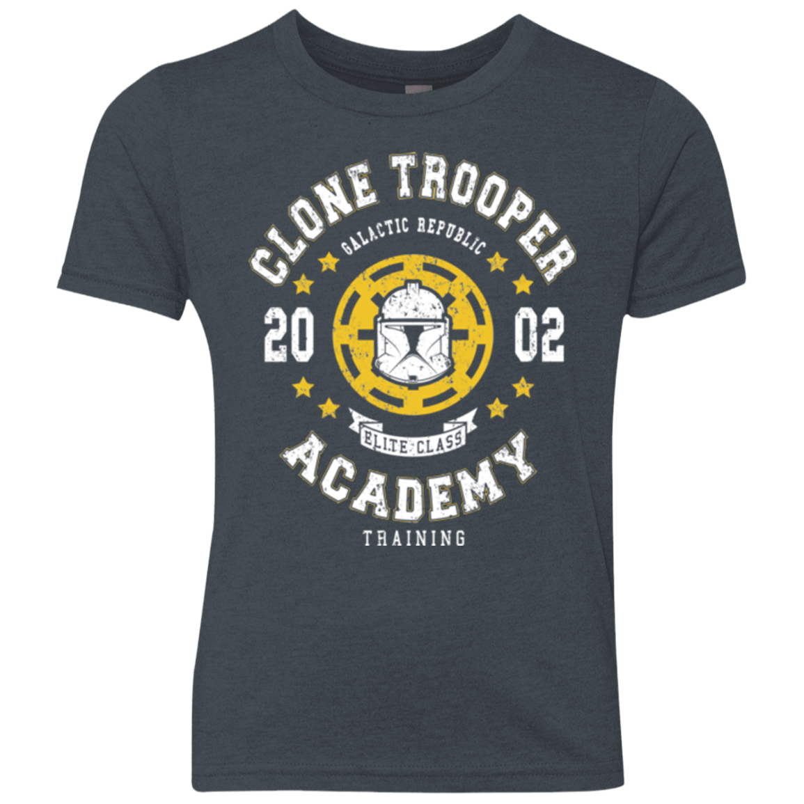 T-Shirts Vintage Navy / YXS Clone Trooper Academy 02 Youth Triblend T-Shirt
