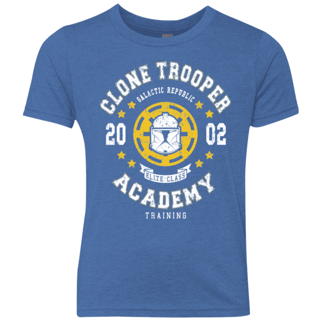 T-Shirts Vintage Royal / YXS Clone Trooper Academy 02 Youth Triblend T-Shirt
