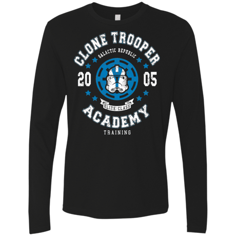 T-Shirts Black / Small Clone Trooper Academy 05 Men's Premium Long Sleeve