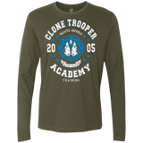T-Shirts Military Green / Small Clone Trooper Academy 05 Men's Premium Long Sleeve