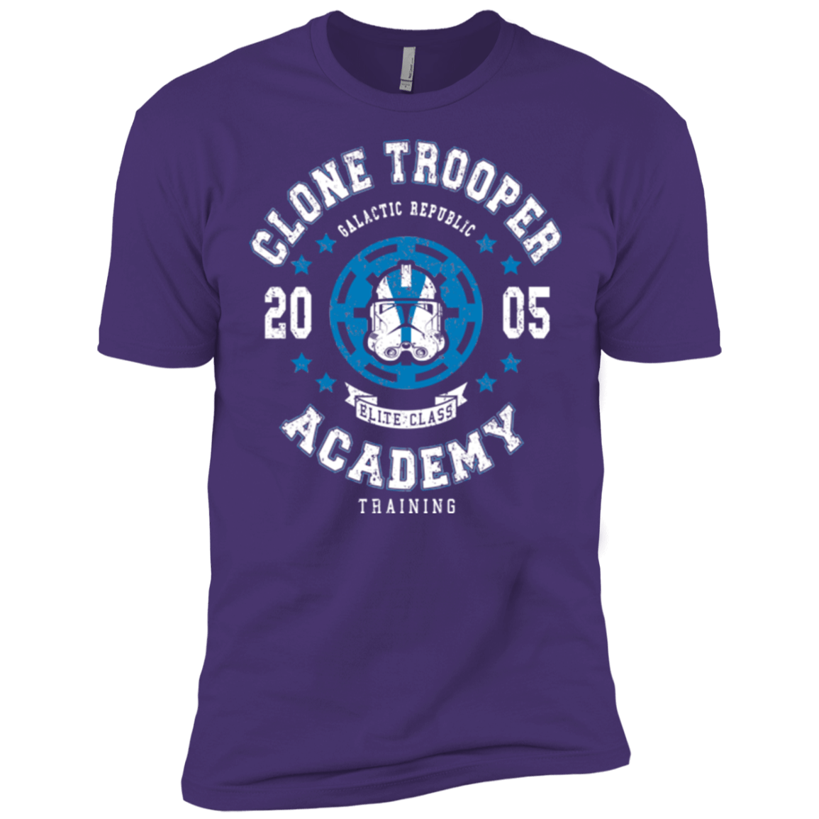 T-Shirts Purple / X-Small Clone Trooper Academy 05 Men's Premium T-Shirt