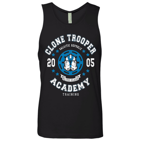 T-Shirts Black / Small Clone Trooper Academy 05 Men's Premium Tank Top