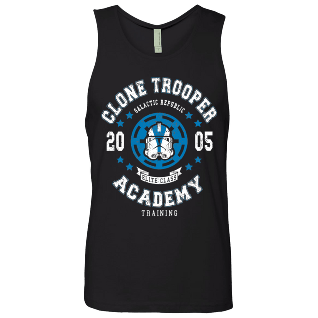 T-Shirts Black / Small Clone Trooper Academy 05 Men's Premium Tank Top