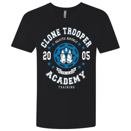 T-Shirts Black / X-Small Clone Trooper Academy 05 Men's Premium V-Neck