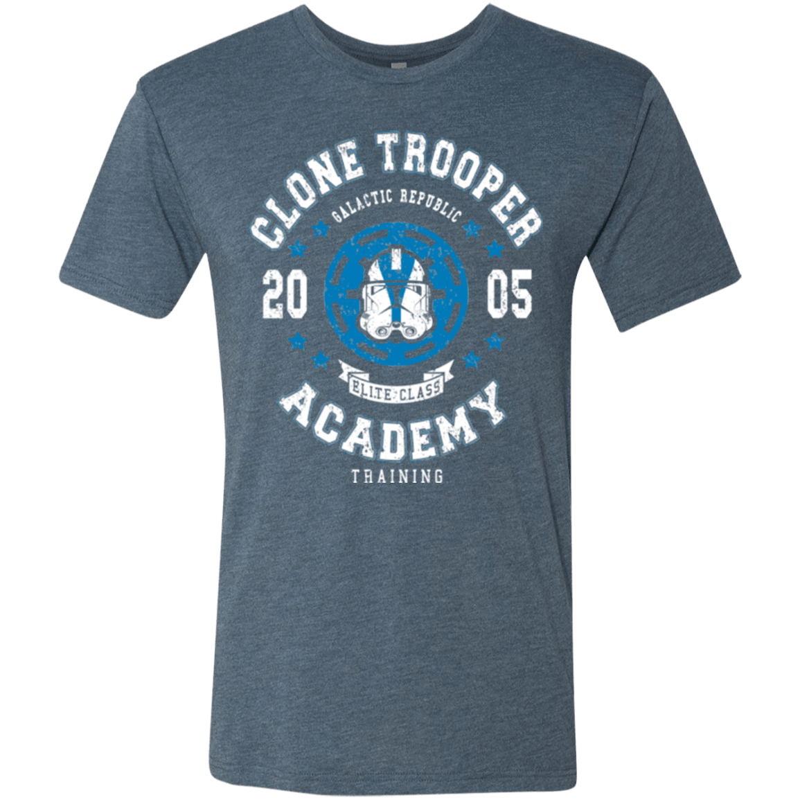 T-Shirts Indigo / Small Clone Trooper Academy 05 Men's Triblend T-Shirt