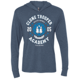 T-Shirts Indigo / X-Small Clone Trooper Academy 05 Triblend Long Sleeve Hoodie Tee