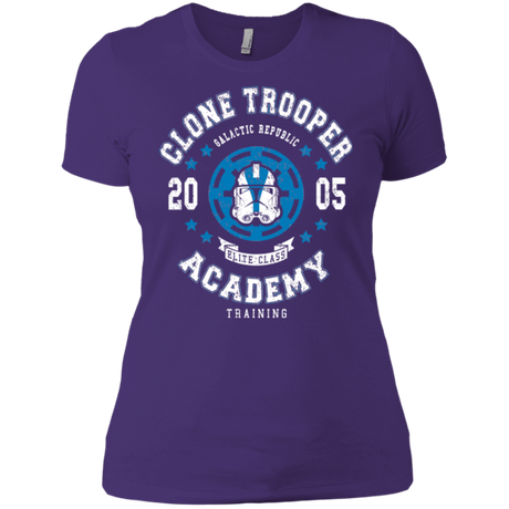 T-Shirts Purple / X-Small Clone Trooper Academy 05 Women's Premium T-Shirt