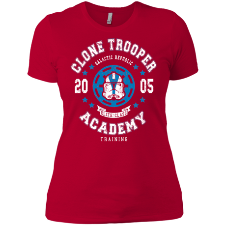 T-Shirts Red / X-Small Clone Trooper Academy 05 Women's Premium T-Shirt