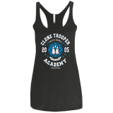 T-Shirts Vintage Black / X-Small Clone Trooper Academy 05 Women's Triblend Racerback Tank