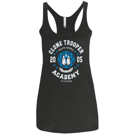 T-Shirts Vintage Black / X-Small Clone Trooper Academy 05 Women's Triblend Racerback Tank
