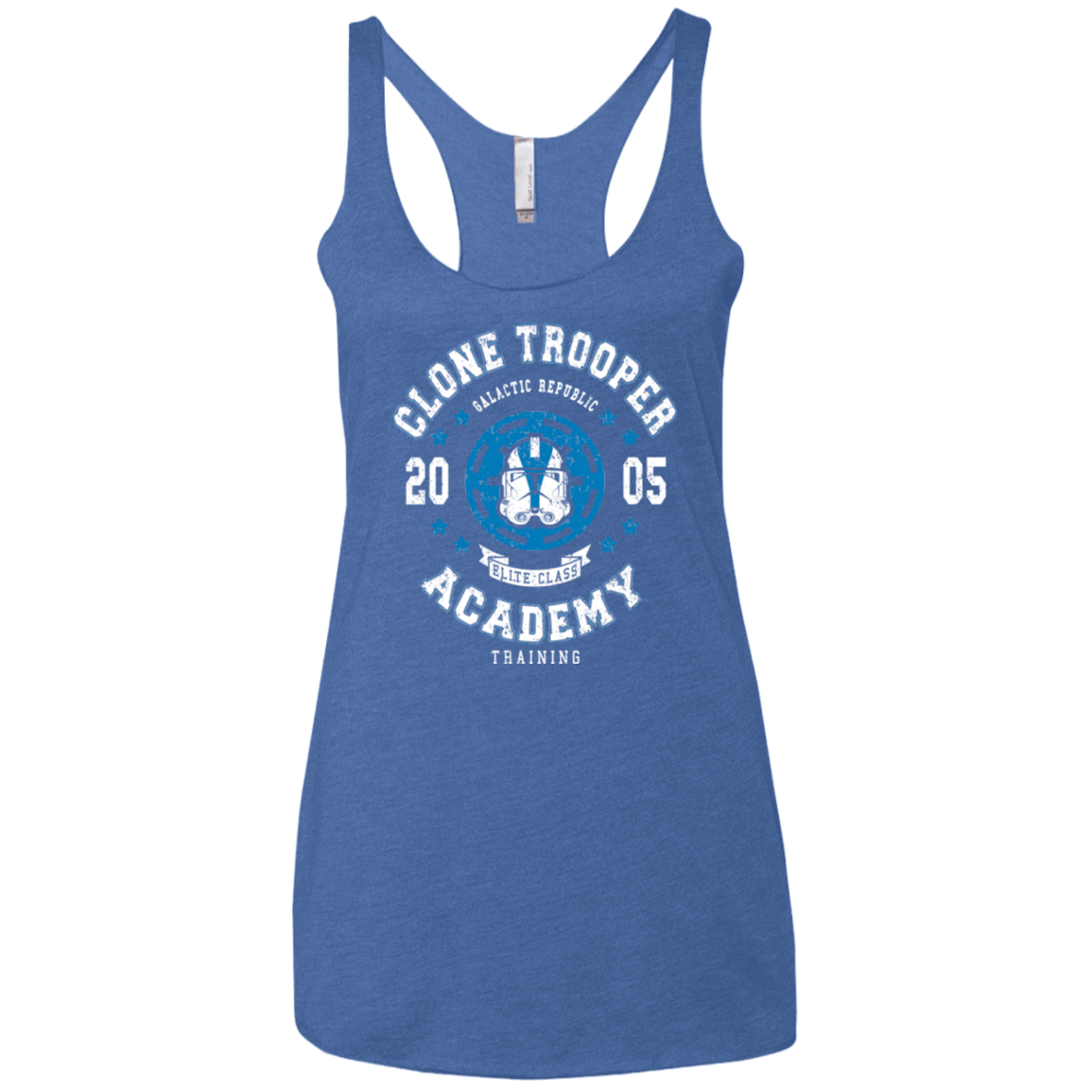 T-Shirts Vintage Royal / X-Small Clone Trooper Academy 05 Women's Triblend Racerback Tank