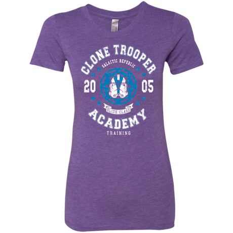 T-Shirts Purple Rush / Small Clone Trooper Academy 05 Women's Triblend T-Shirt