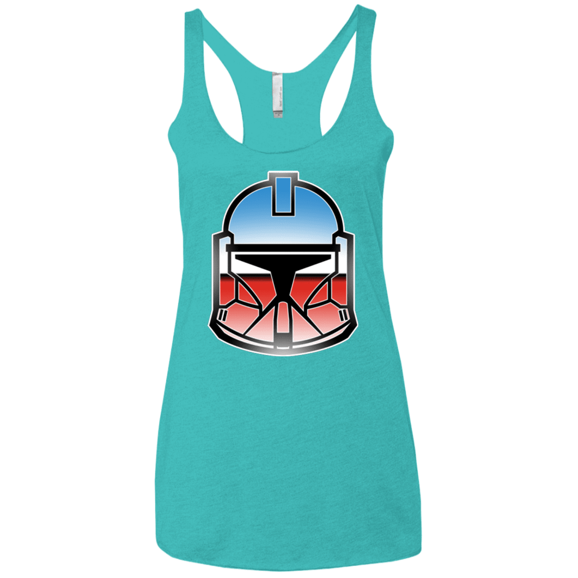 T-Shirts Tahiti Blue / X-Small Clone Women's Triblend Racerback Tank