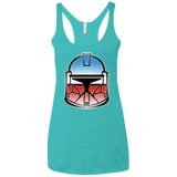 T-Shirts Tahiti Blue / X-Small Clone Women's Triblend Racerback Tank