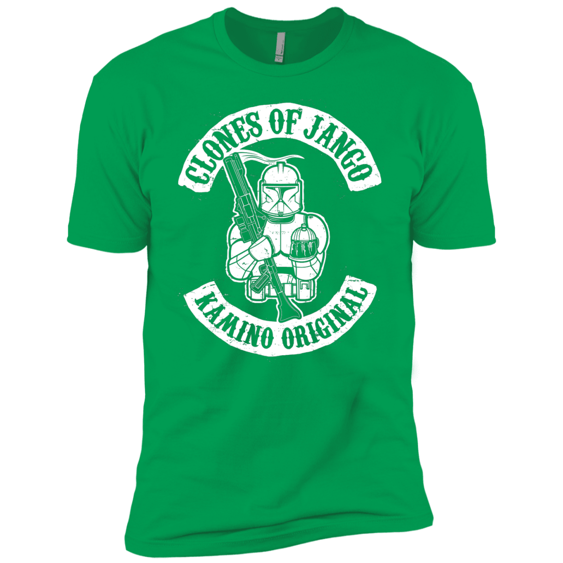 T-Shirts Kelly Green / YXS Clones of Jango Boys Premium T-Shirt