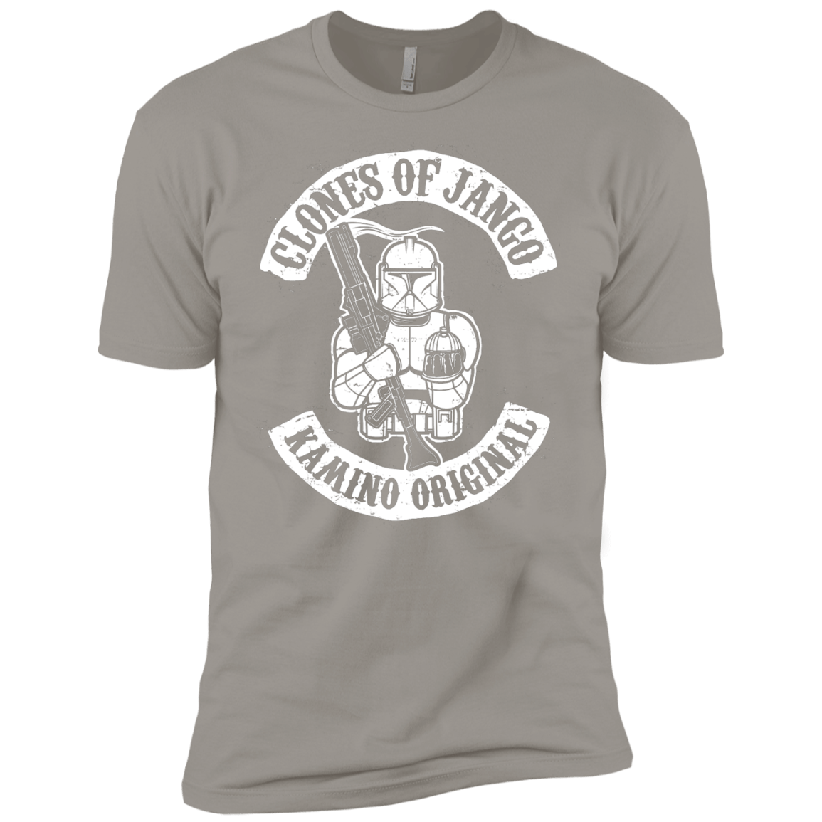 T-Shirts Light Grey / YXS Clones of Jango Boys Premium T-Shirt