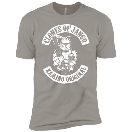 T-Shirts Light Grey / YXS Clones of Jango Boys Premium T-Shirt