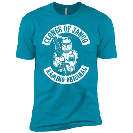 T-Shirts Turquoise / YXS Clones of Jango Boys Premium T-Shirt