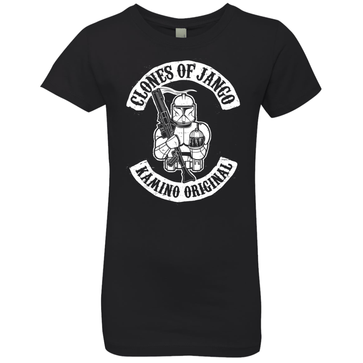 T-Shirts Black / YXS Clones of Jango Girls Premium T-Shirt