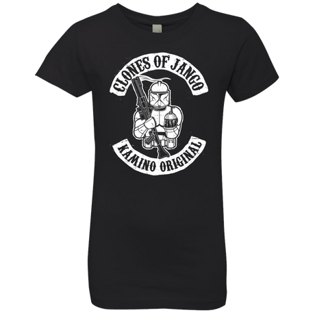T-Shirts Black / YXS Clones of Jango Girls Premium T-Shirt