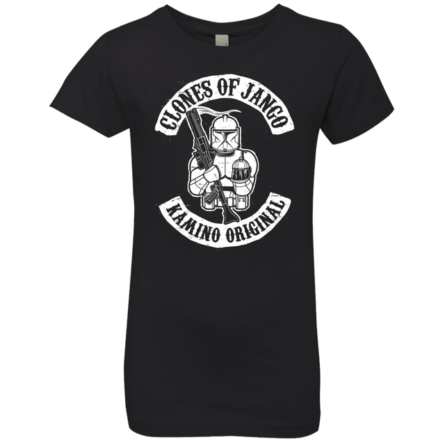 T-Shirts Black / YXS Clones of Jango Girls Premium T-Shirt