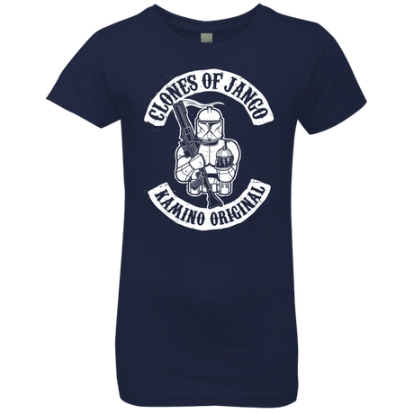 T-Shirts Midnight Navy / YXS Clones of Jango Girls Premium T-Shirt