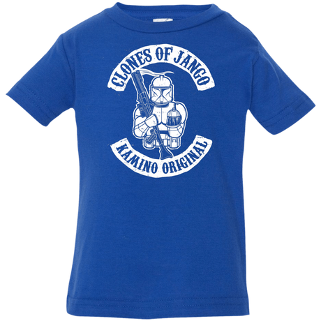 T-Shirts Royal / 6 Months Clones of Jango Infant Premium T-Shirt