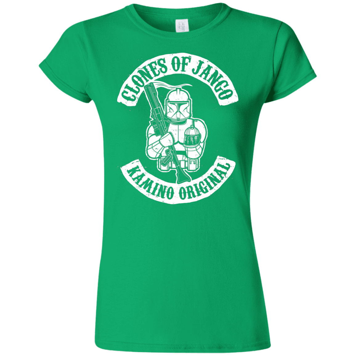 T-Shirts Irish Green / S Clones of Jango Junior Slimmer-Fit T-Shirt