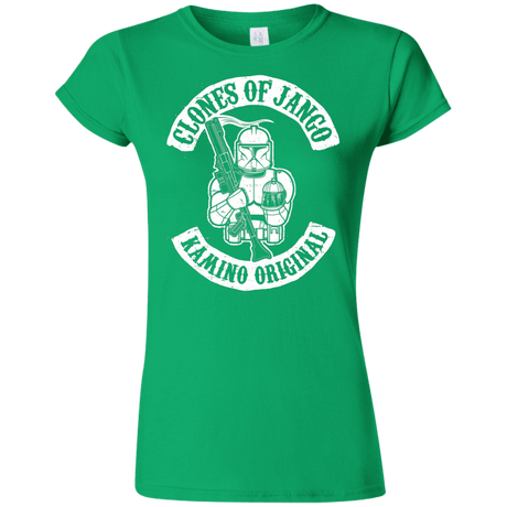 T-Shirts Irish Green / S Clones of Jango Junior Slimmer-Fit T-Shirt