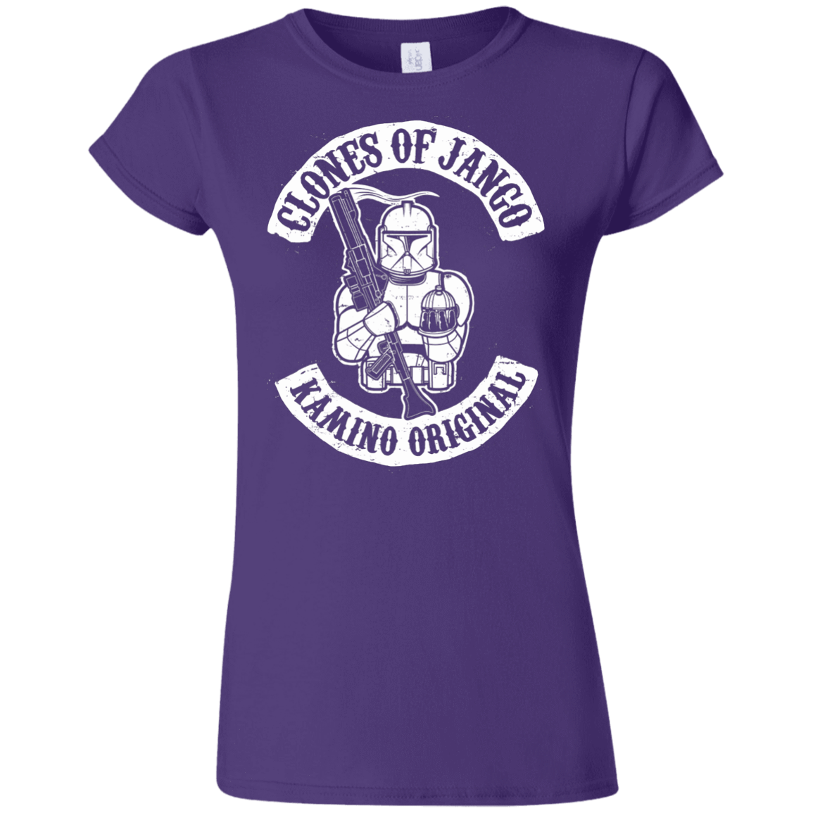 T-Shirts Purple / S Clones of Jango Junior Slimmer-Fit T-Shirt