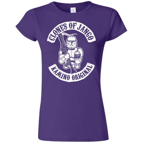 T-Shirts Purple / S Clones of Jango Junior Slimmer-Fit T-Shirt