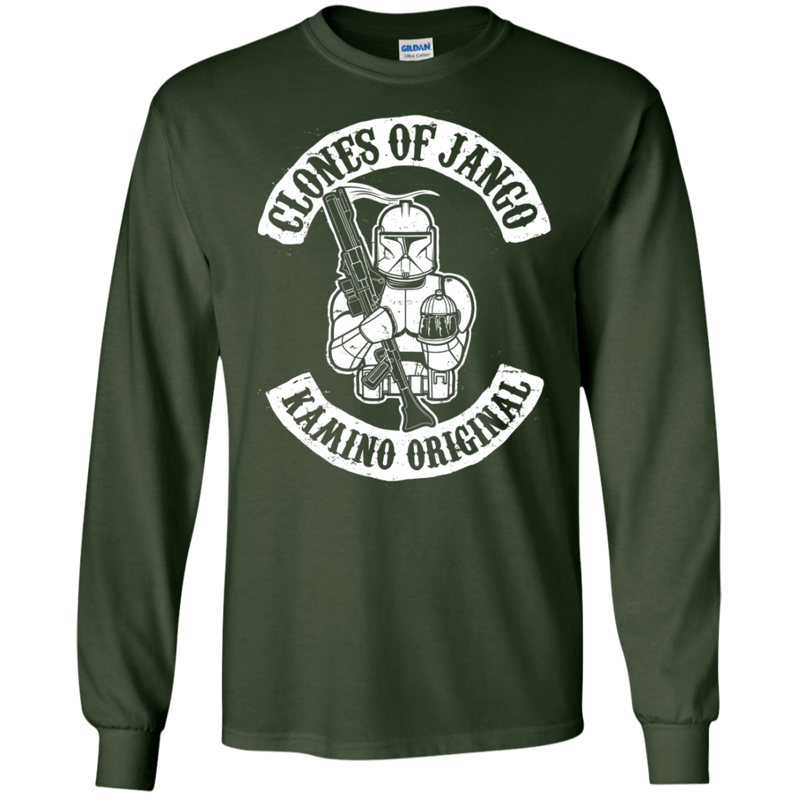 T-Shirts Forest Green / S Clones of Jango Men's Long Sleeve T-Shirt