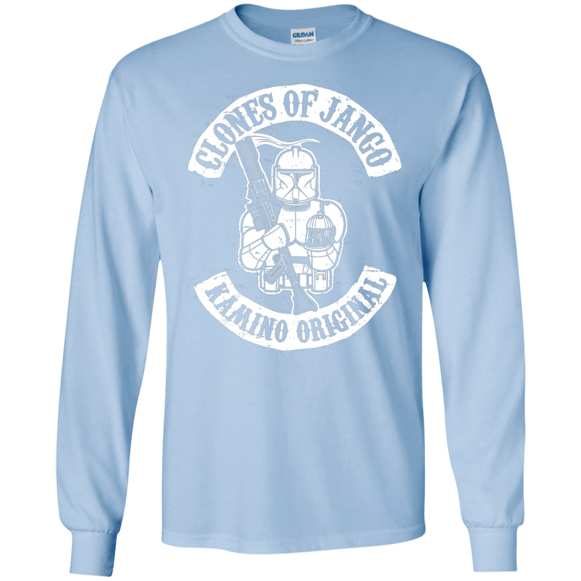 T-Shirts Light Blue / S Clones of Jango Men's Long Sleeve T-Shirt