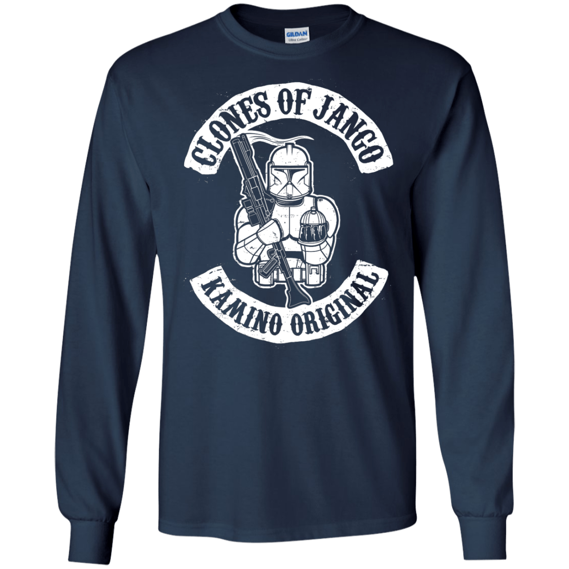 T-Shirts Navy / S Clones of Jango Men's Long Sleeve T-Shirt