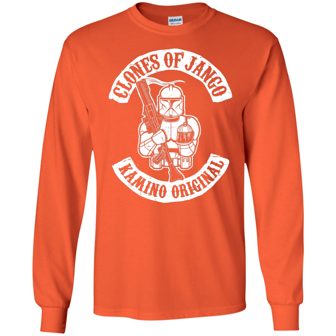 T-Shirts Orange / S Clones of Jango Men's Long Sleeve T-Shirt