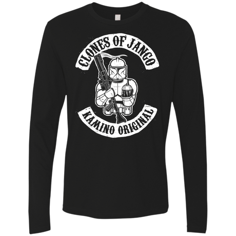 T-Shirts Black / S Clones of Jango Men's Premium Long Sleeve