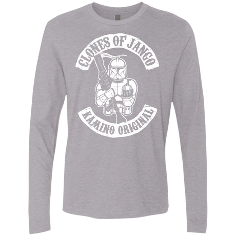 T-Shirts Heather Grey / S Clones of Jango Men's Premium Long Sleeve