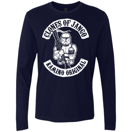 T-Shirts Midnight Navy / S Clones of Jango Men's Premium Long Sleeve