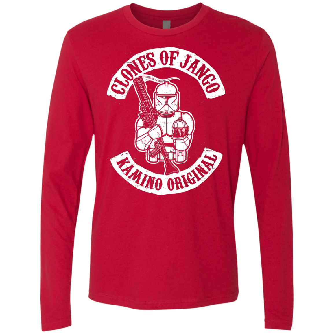 T-Shirts Red / S Clones of Jango Men's Premium Long Sleeve