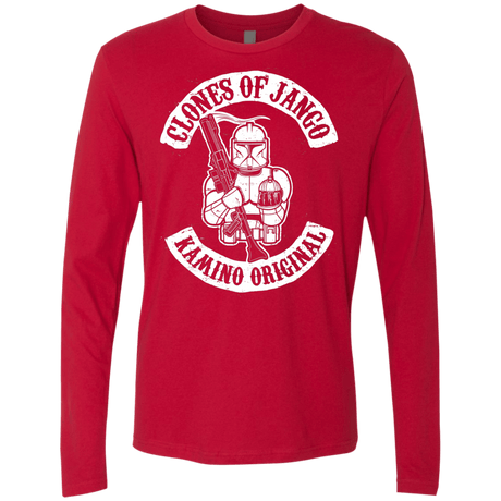 T-Shirts Red / S Clones of Jango Men's Premium Long Sleeve