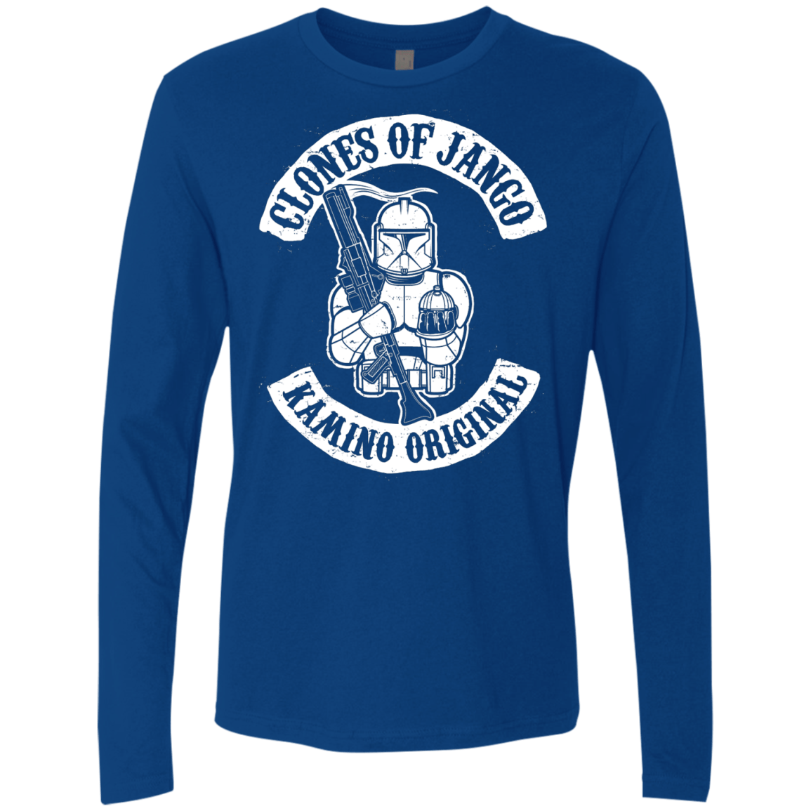 T-Shirts Royal / S Clones of Jango Men's Premium Long Sleeve