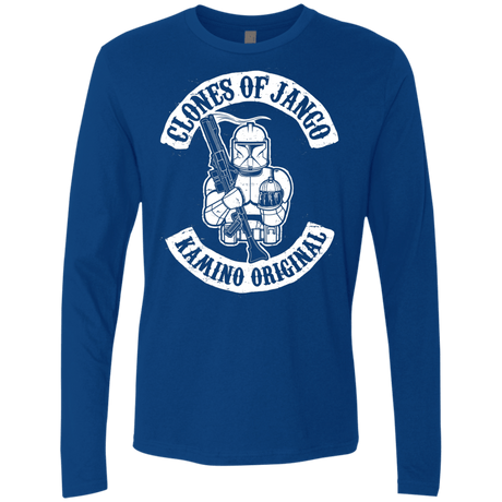 T-Shirts Royal / S Clones of Jango Men's Premium Long Sleeve