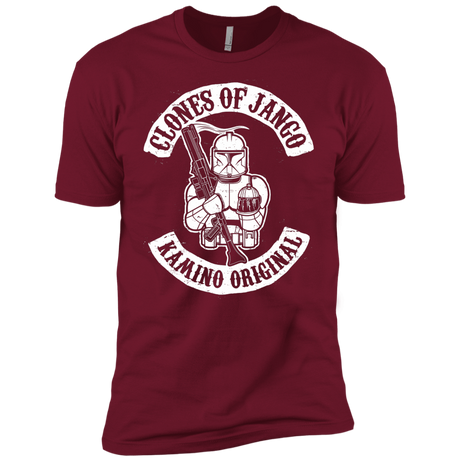 T-Shirts Cardinal / X-Small Clones of Jango Men's Premium T-Shirt