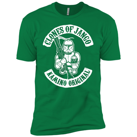 T-Shirts Kelly Green / X-Small Clones of Jango Men's Premium T-Shirt