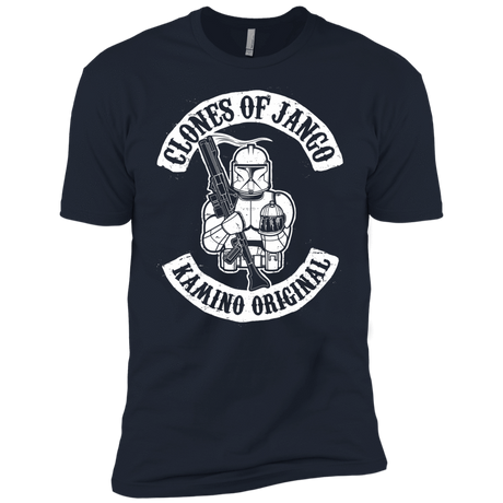 T-Shirts Midnight Navy / X-Small Clones of Jango Men's Premium T-Shirt