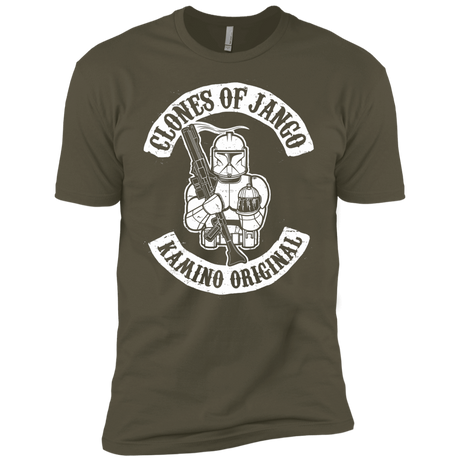 T-Shirts Military Green / X-Small Clones of Jango Men's Premium T-Shirt