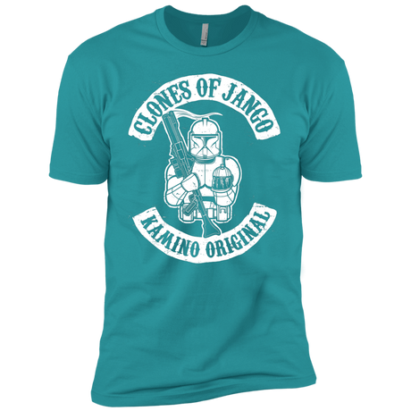 T-Shirts Tahiti Blue / X-Small Clones of Jango Men's Premium T-Shirt