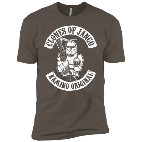 T-Shirts Warm Grey / X-Small Clones of Jango Men's Premium T-Shirt