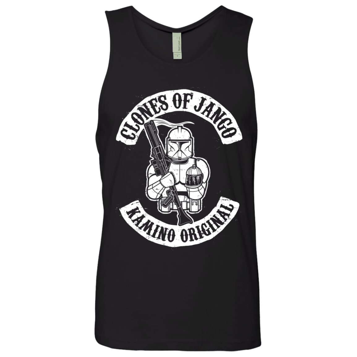 T-Shirts Black / S Clones of Jango Men's Premium Tank Top